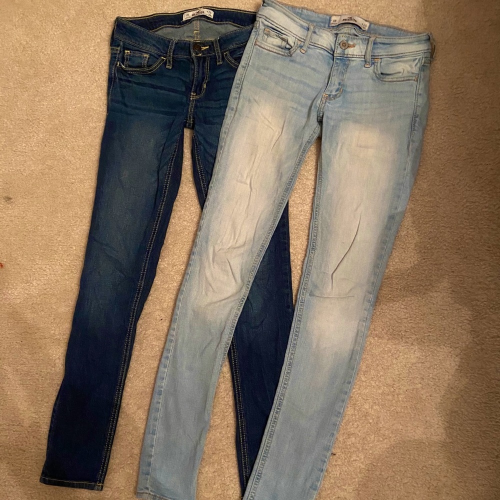 2 pairs of Hollister jeans
